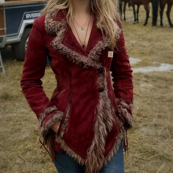 Carhartt Vintage Suede Coat - Picture 1 of 4